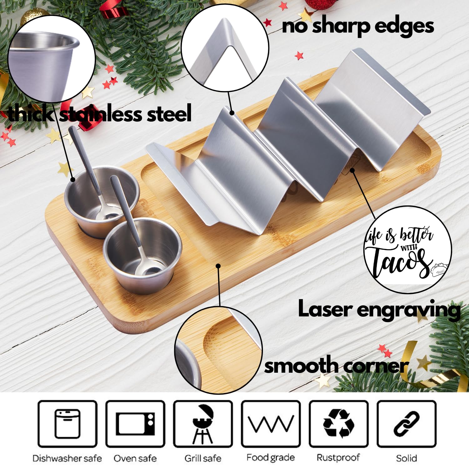 woobud tazas-salsa conteniendo salsas sin goteos para mojar.
