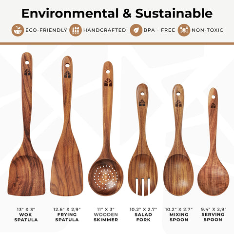 Woodenhouse cuchara para servir, estilo y función para la mesa