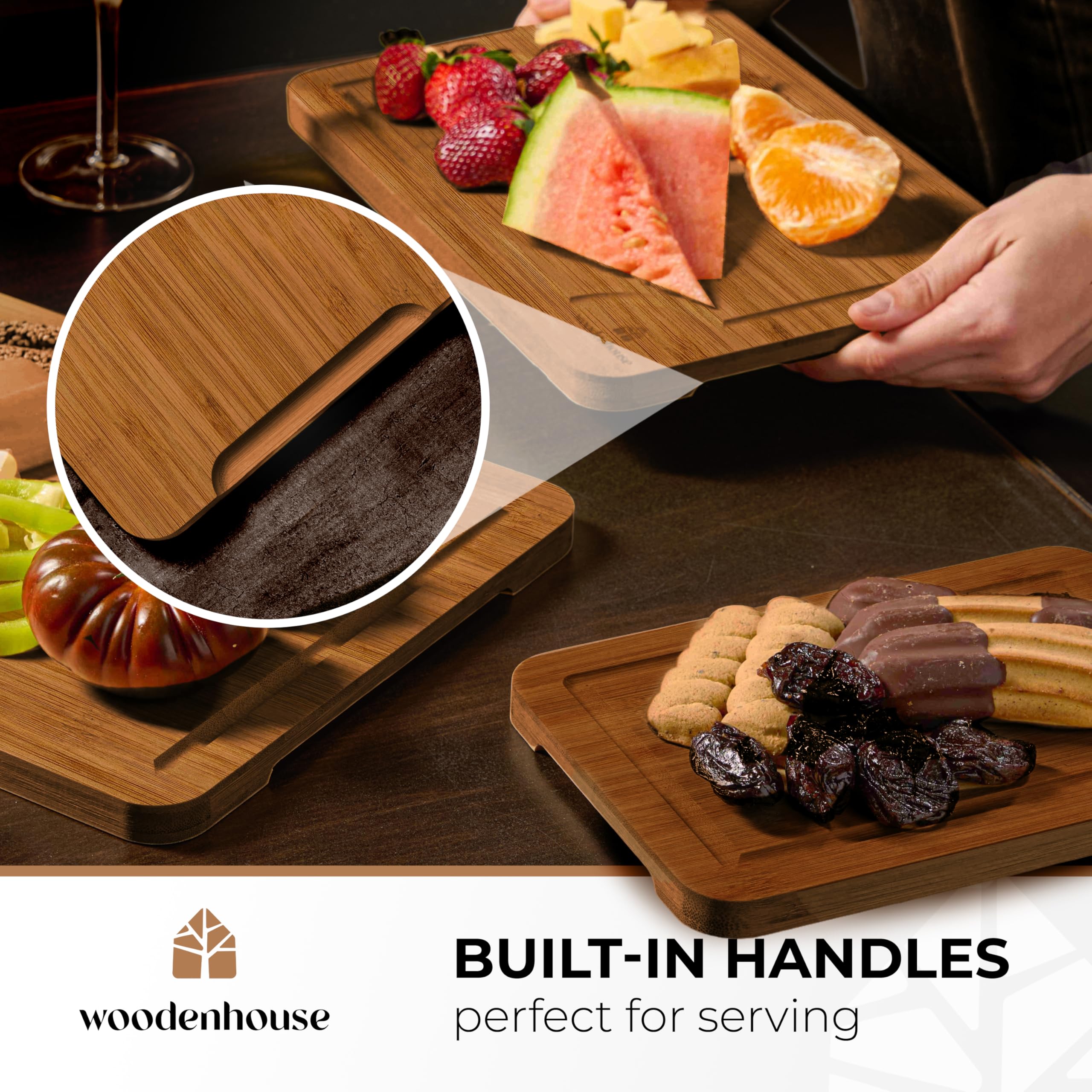Woodenhouse tablas de cortar 9x6: opción compacta para tareas rápidas