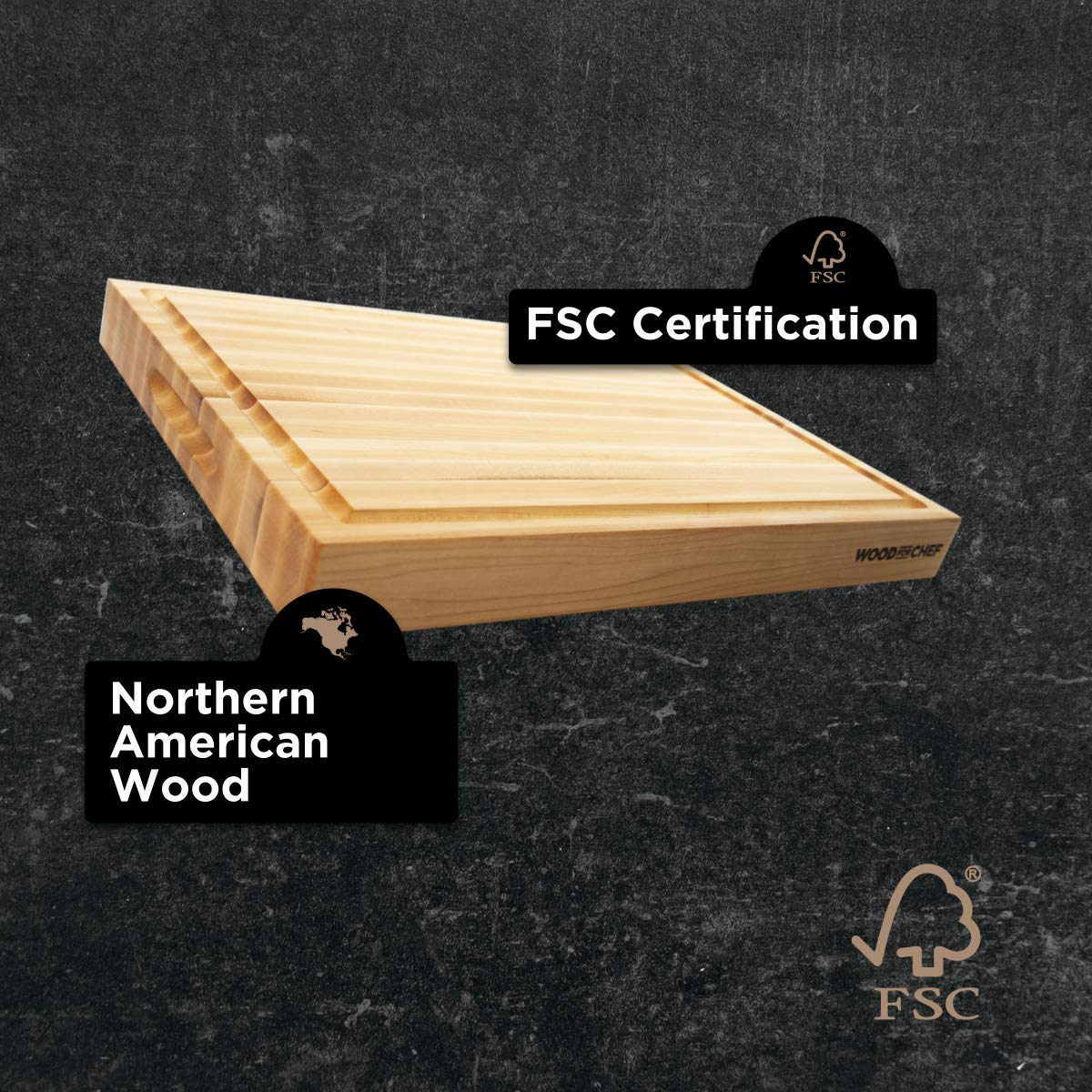 WoodForChef tabla para servir charcutería y quesos con estilo.