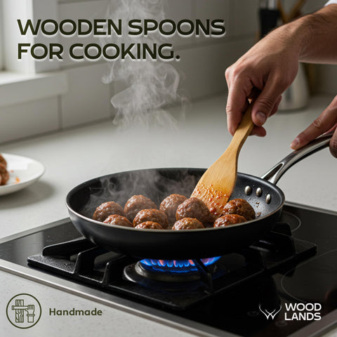Utensilios con mango ergonómico WOODLANDS USA para mayor control