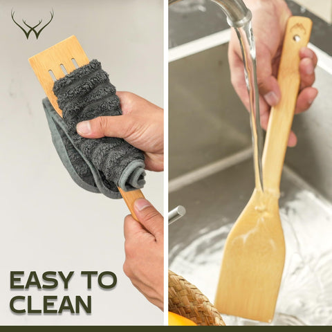 Utensilios resistentes al calor WOODLANDS USA listos para saltear