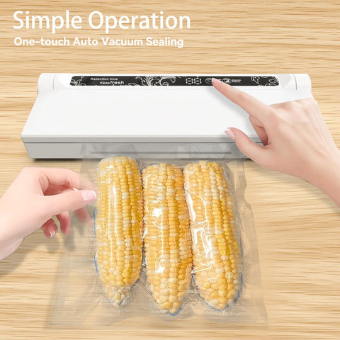 WOODSPROUT Bolsas incluidas detalle muestran el kit para conservar alimentos.