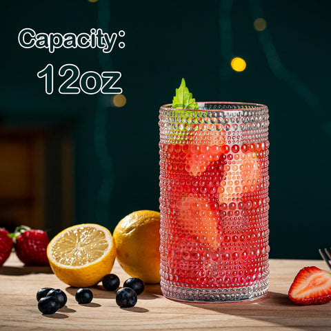 Vasos altos wookgreat para bebidas frías y mezclas.