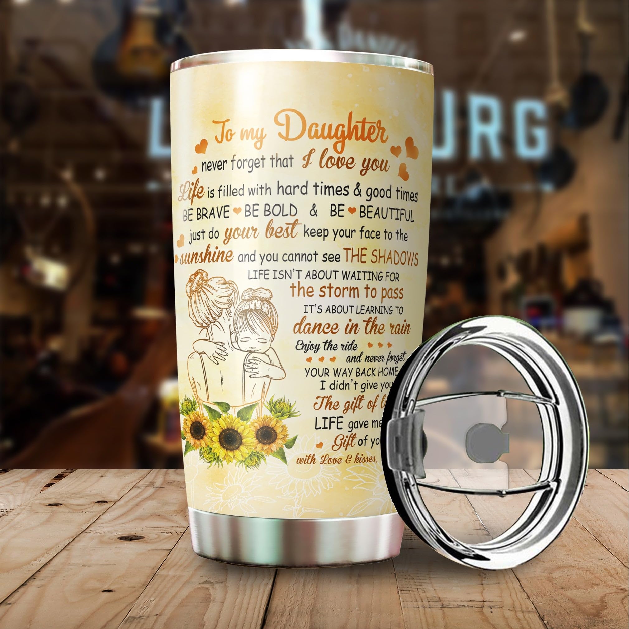 Woookoo vaso termo con tapa deslizante, mantiene la bebida en temperatura