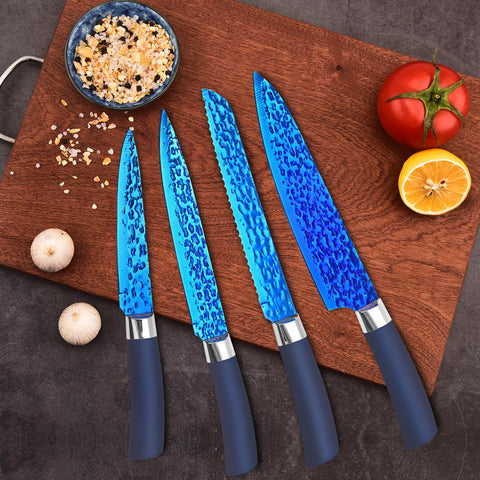 Cuchillo pan de 8 pulgadas WopZra con borde limpio para cortar pan y bollos.
