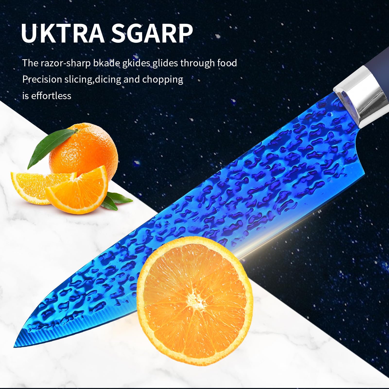 Cuchillo utilidad de 5 pulgadas WopZra, herramienta versátil para tareas diarias.