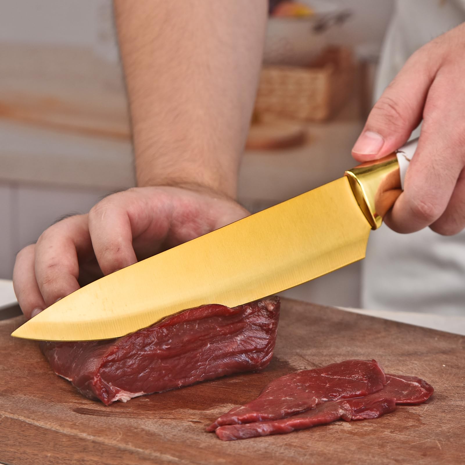 Cuchillo utilitario WopZra de 5 pulgadas, versátil para frutas y verduras.