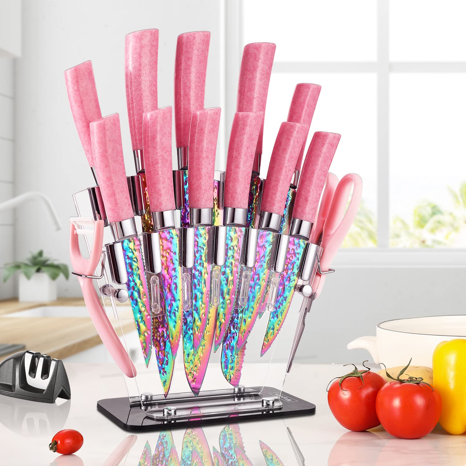 Cuchillos bistec WopZra de 6 piezas para filetear