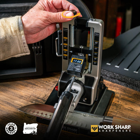 Work Sharp cuero de acabado premium para pulir y finalizar el filo.