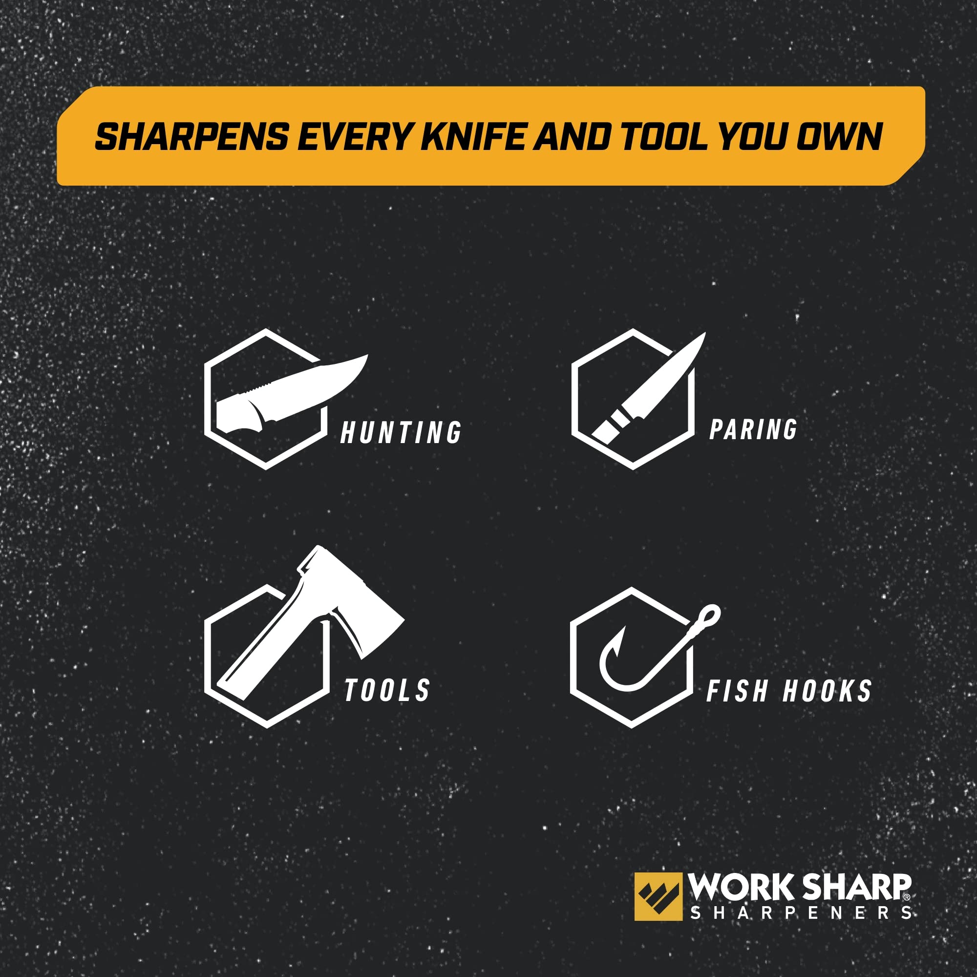 WORK SHARP diseño compacto para llevar en la mochila o caja de herramientas