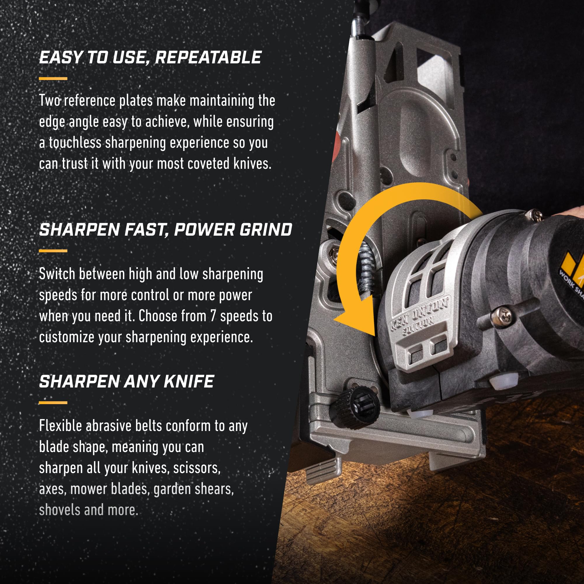 Work Sharp Ken Onion Elite Mk2: ajuste de ángulos ajustables para filo personalizado