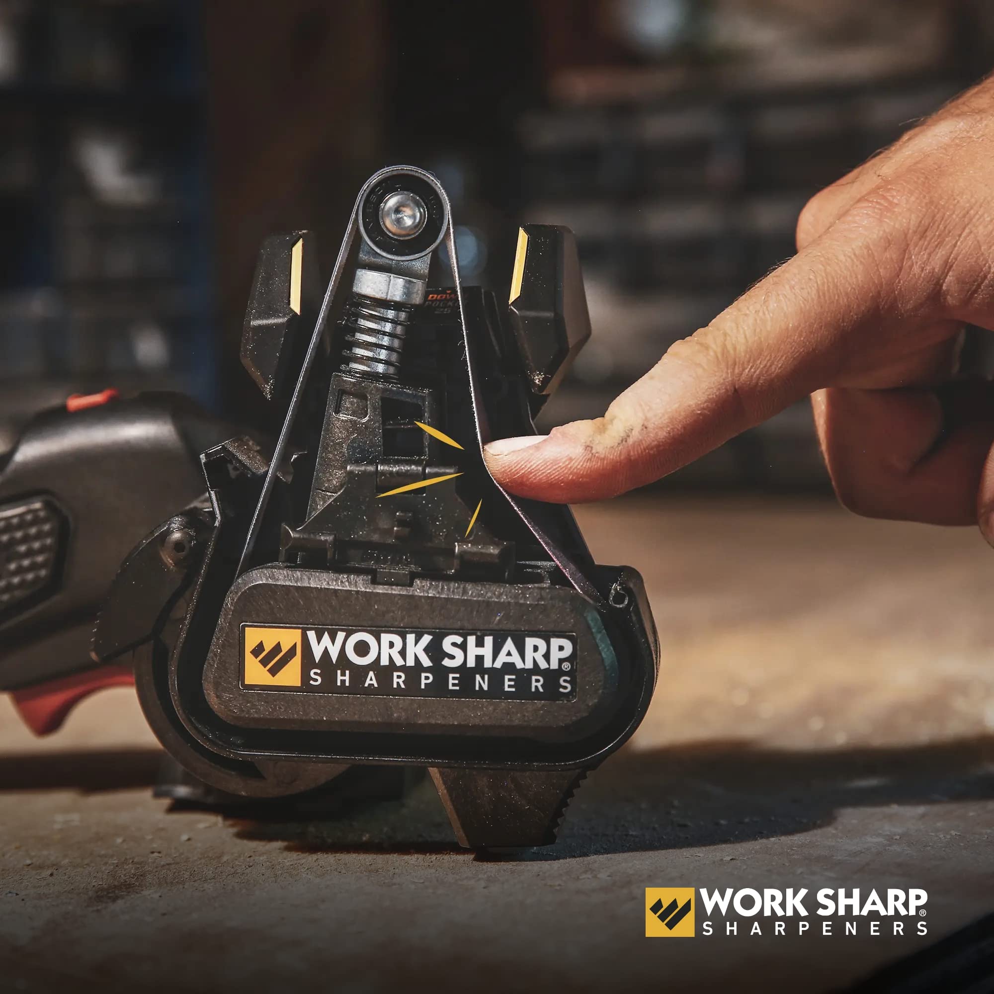 Work Sharp kit de 6 bandas 6000 para mantenimiento regular de herramientas.