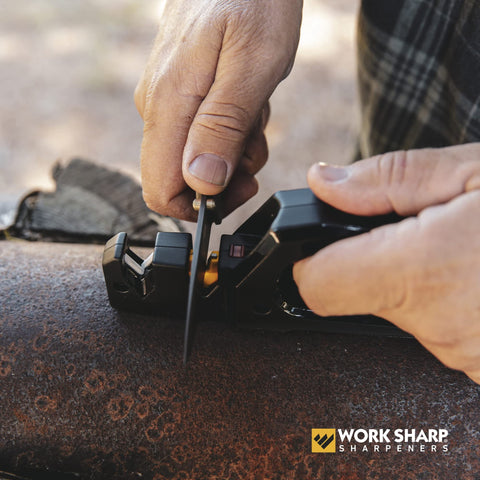 Work Sharp Pivot Pro, diamante para hachas y herramientas de borde amplio.