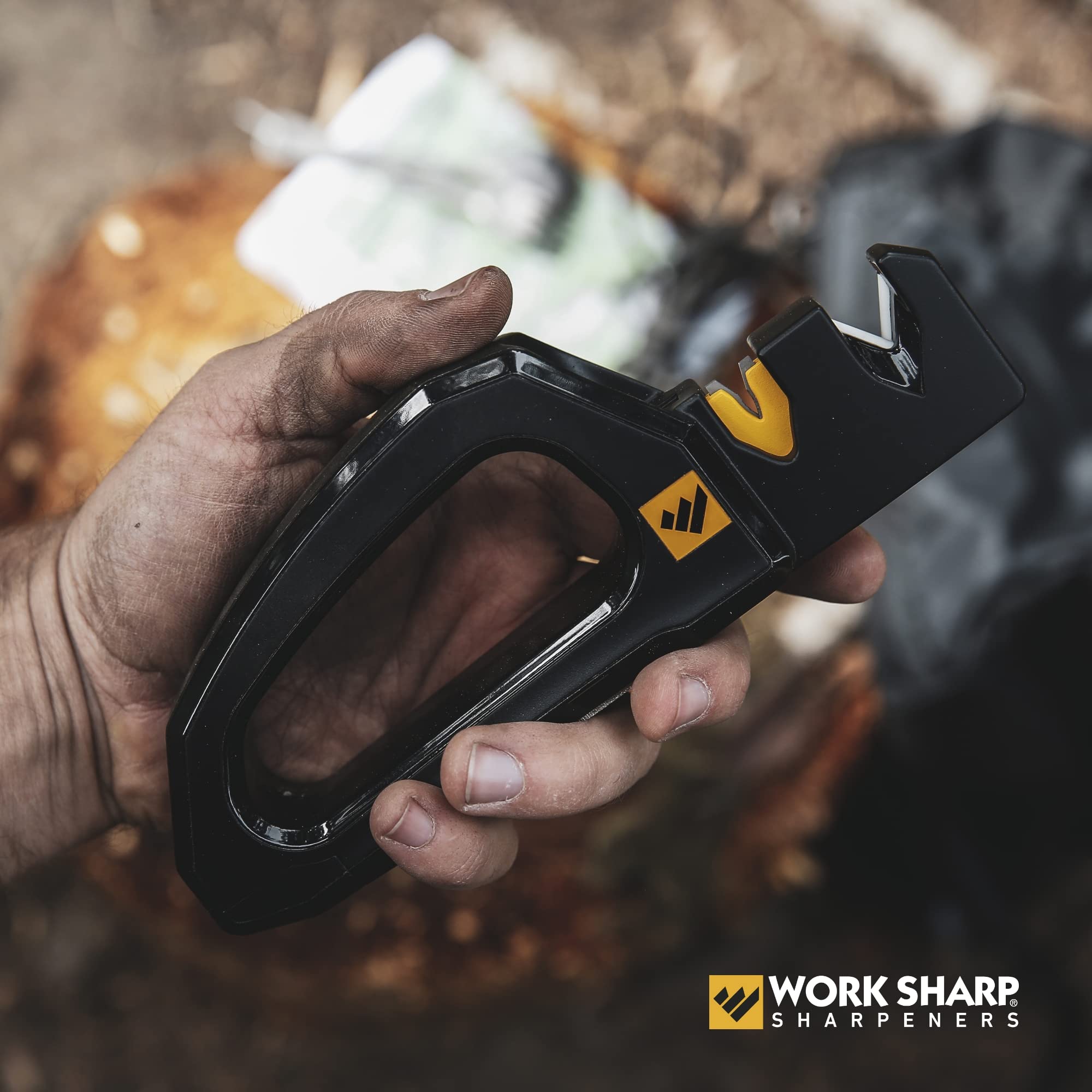 Work Sharp Pivot Pro, mango ergonómico para uso cómodo.