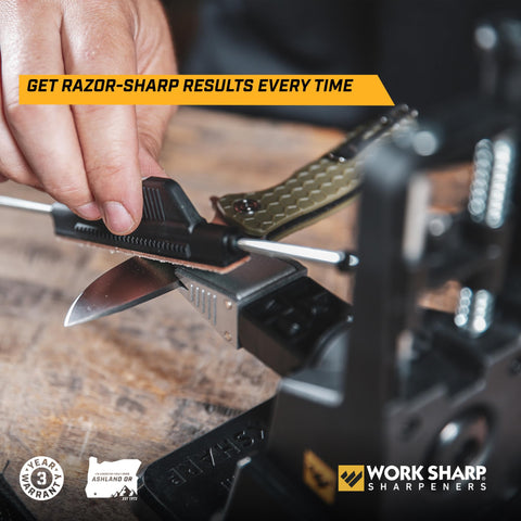 WORK SHARP Precision Adjust Elite, ángulo ajustable de 15 a 30 grados para cuchillos.