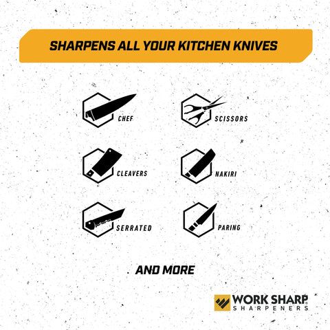 Aspiradora integrada del Work Sharp E5 mantiene la encimera limpia