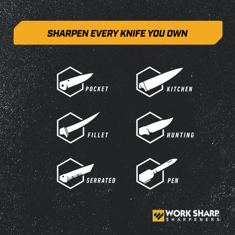 Work Sharp Professional Precision, diamante 320 para afilar con mayor detalle.