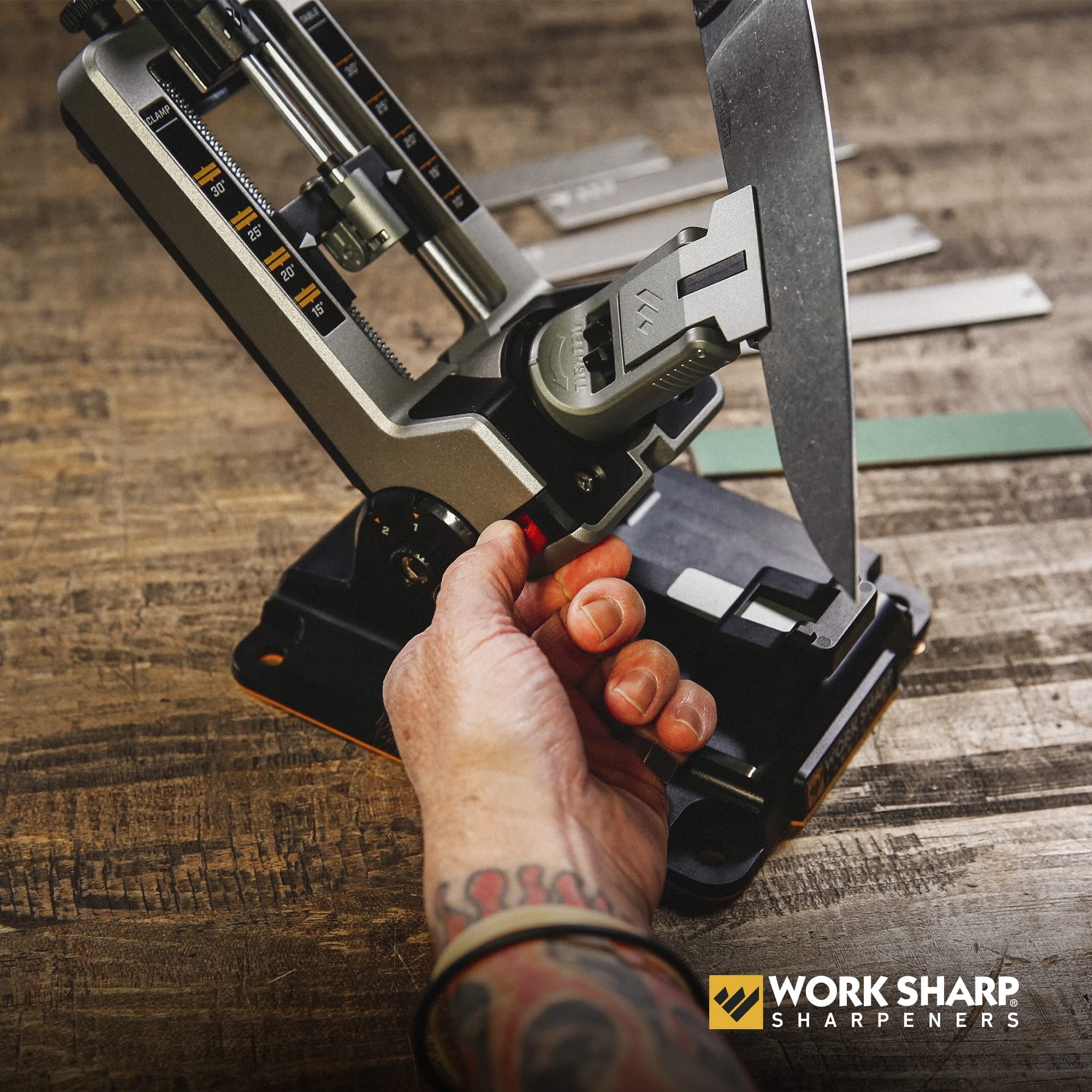 Work Sharp Professional Precision, diamante 800 para acabado fino.