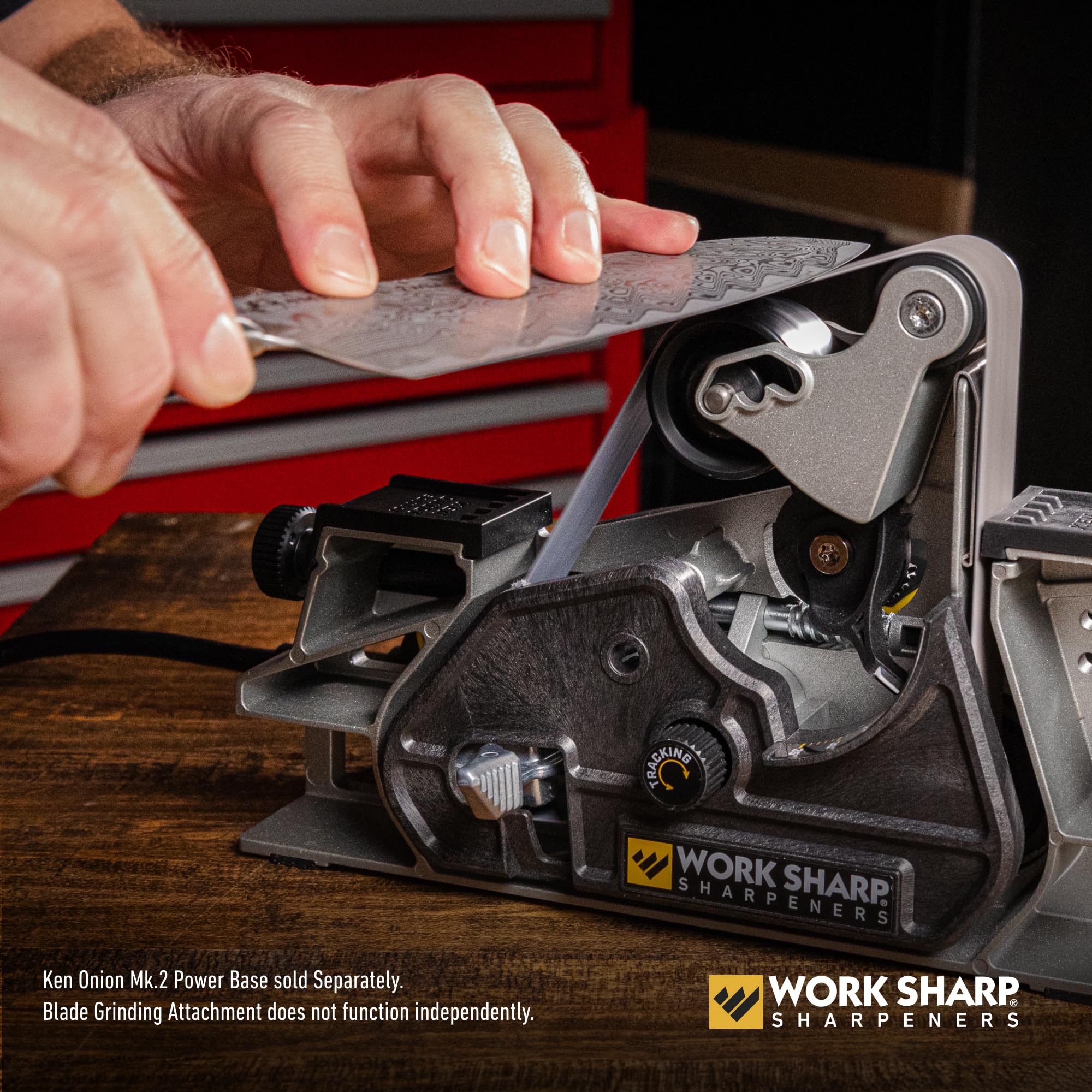 WORK SHARP sistema de 4 poleas con ajuste versátil para herramientas