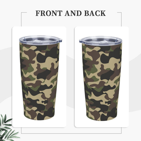 Vaso térmico Worltoldb con pajita reutilizable para beber sin derrames