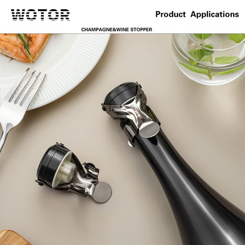 Fácil limpieza WOTOR: tapon reutilizable y apto para lavavajillas