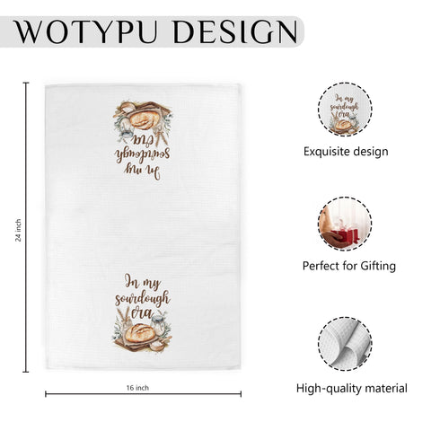 Toalla WOTYPU tamaño 16x24 pulgadas, ideal para cubrir superficies y usarse diariamente
