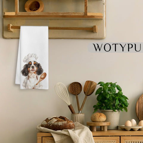 Toalla WOTYPU para baño y cocina, detalle decorativo de alto encanto.