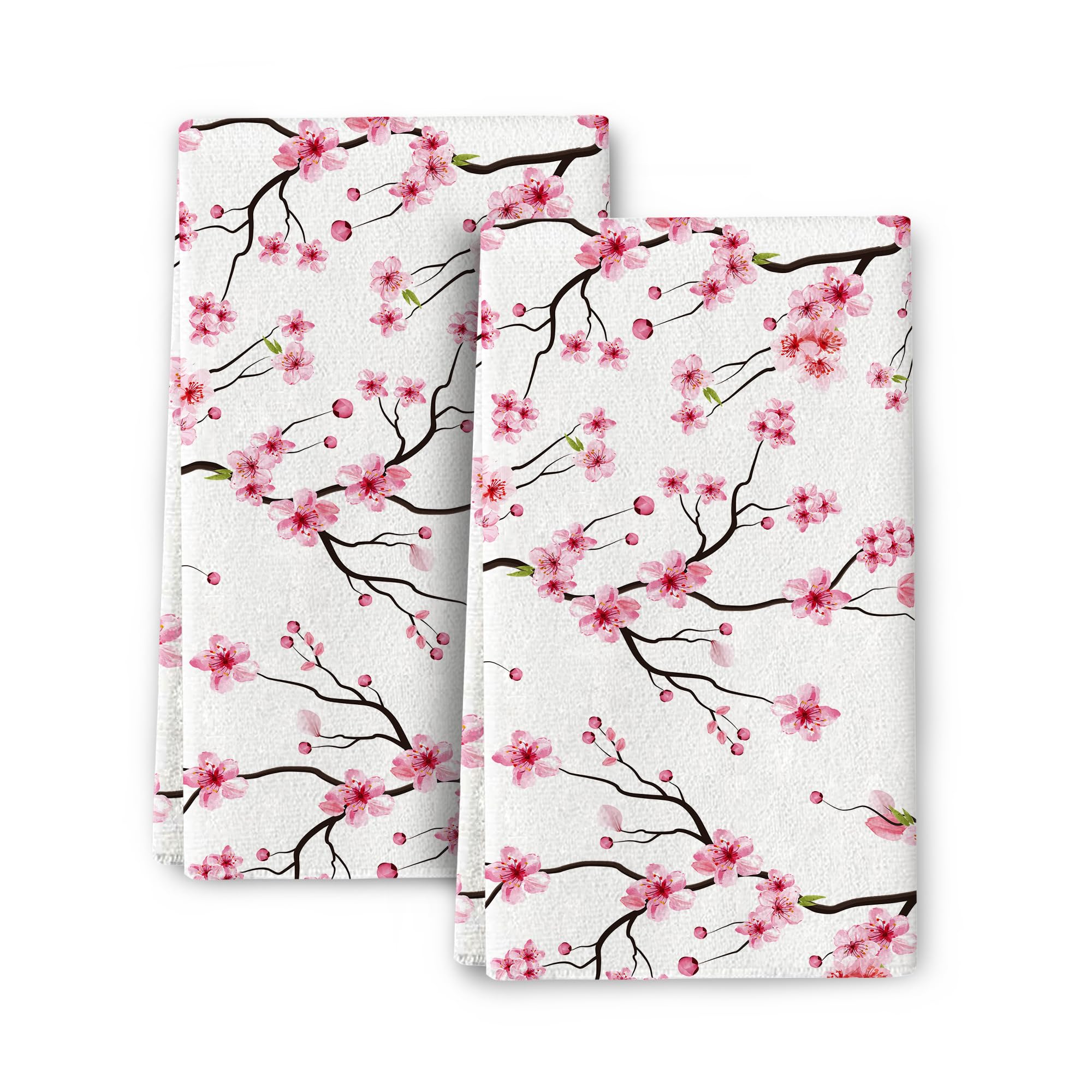 Toallas de cocina rosa de Wovoto, absorbentes y suaves para secar platos.