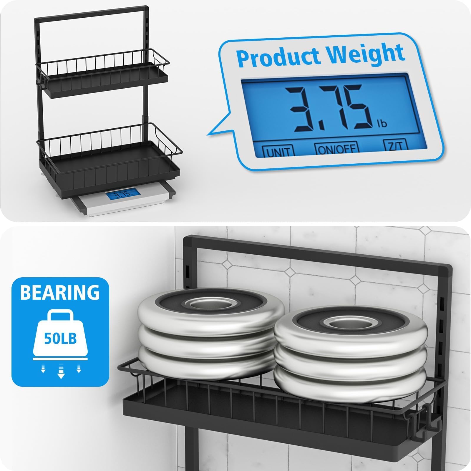 WOWBOX diseño compacto para cocina, baño y despensa