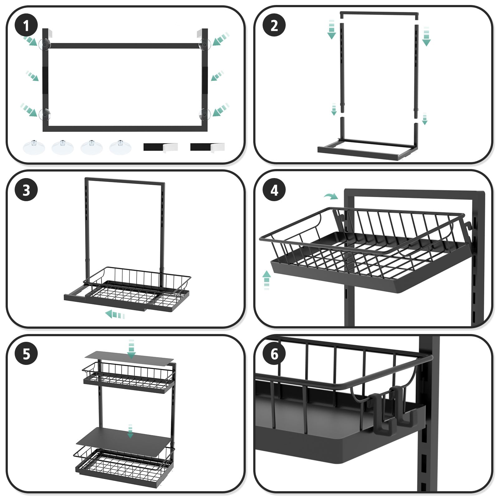 WOWBOX uso versátil en baño, cocina o lavandería para almacenar esenciales.