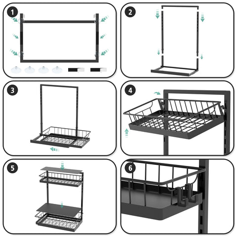 WOWBOX uso versátil en baño, cocina o lavandería para almacenar esenciales.