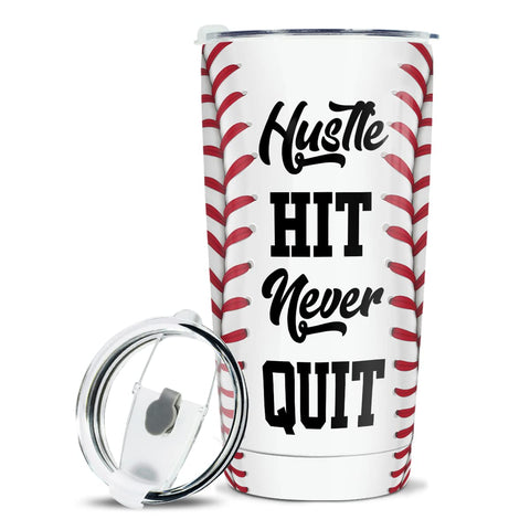 wowcugi vaso termico beisbol con tapa, ideal para viajes.