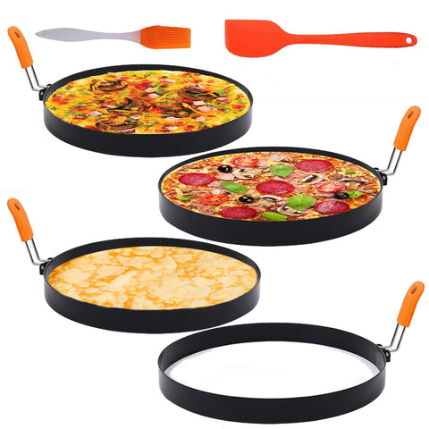 WOWITIS anillo para omelette de 8 pulgadas, ideal para omelettes grandes y uniformes.