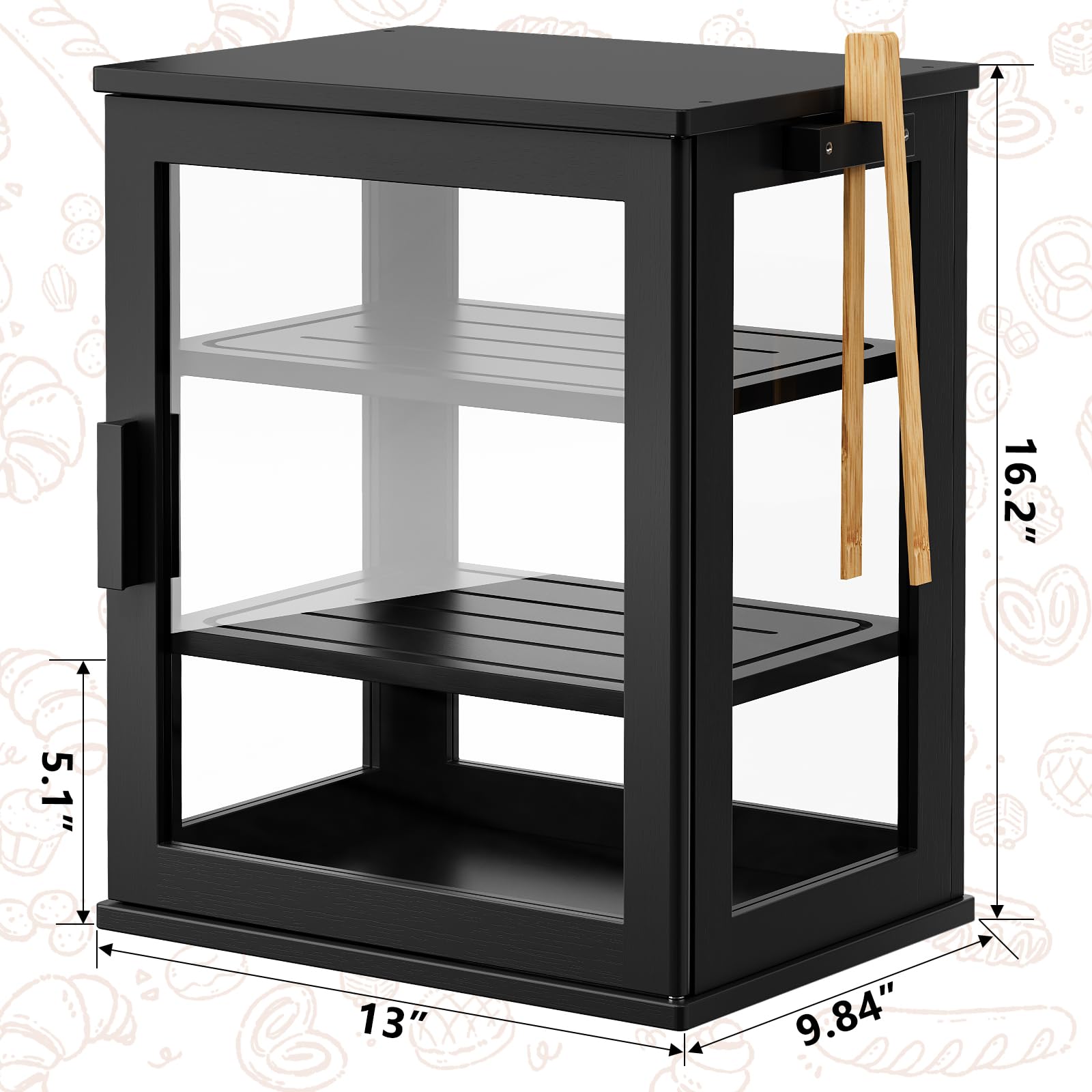 Caja WOWLIVE de bambú natural, duradera y sostenible