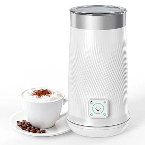 Wowteam batidora de leche genera espuma caliente para cafés.