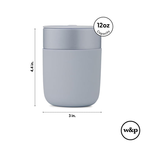Uso diario para café o té, taza reutilizable de Porter W&P.