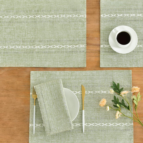 Wracra borde deshilachado decorativo, mantel boho para mesa elegante.