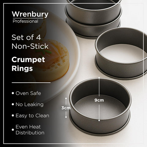Wrenbury: anillos de cocción en acero al carbono, durabilidad para uso repetido.