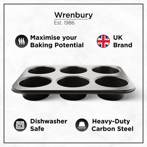 Moldes Wrenbury jumbo con porciones grandes para compartir en desayunos y meriendas.