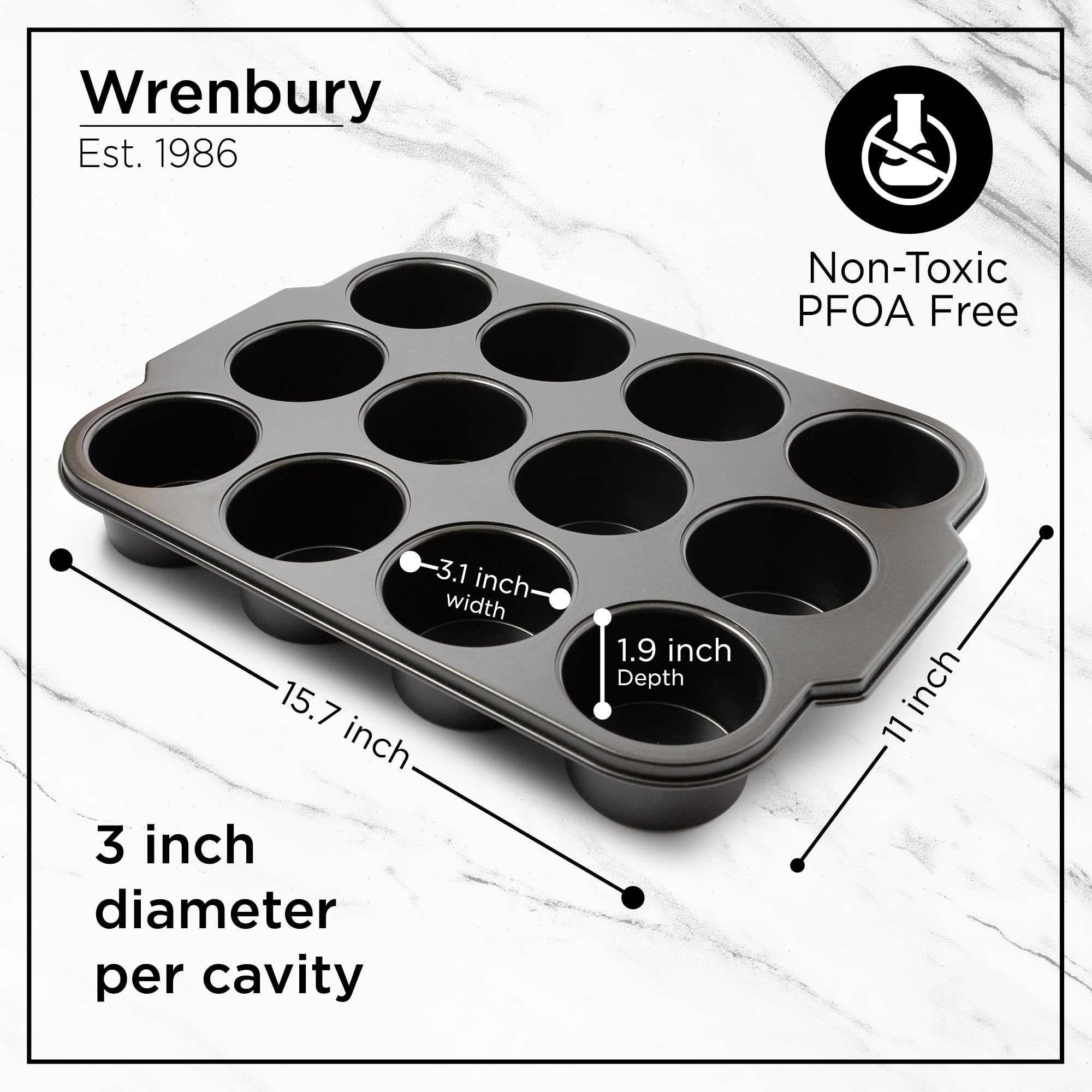 Wrenbury Pro: bandeja antiadherente de alta calidad para tartas individuales