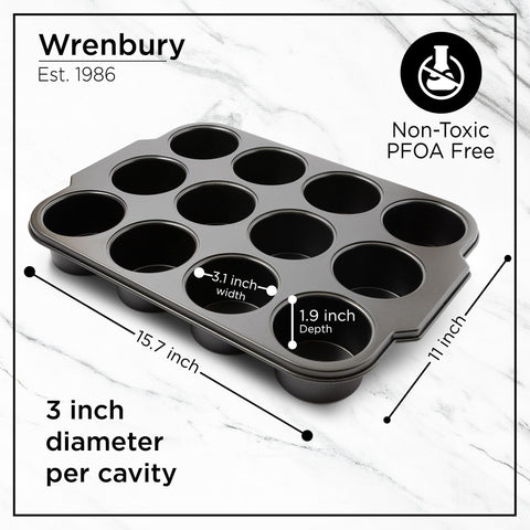 Wrenbury Pro: bandeja antiadherente de alta calidad para tartas individuales