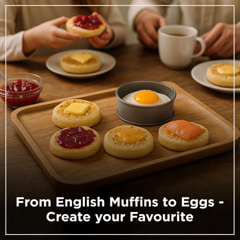 Wrenbury: uso versátil para huevos, mini panqueques y más.