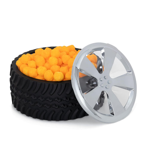 Wrenchware tazon-llanta-para-cereales mantiene el desayuno divertido.