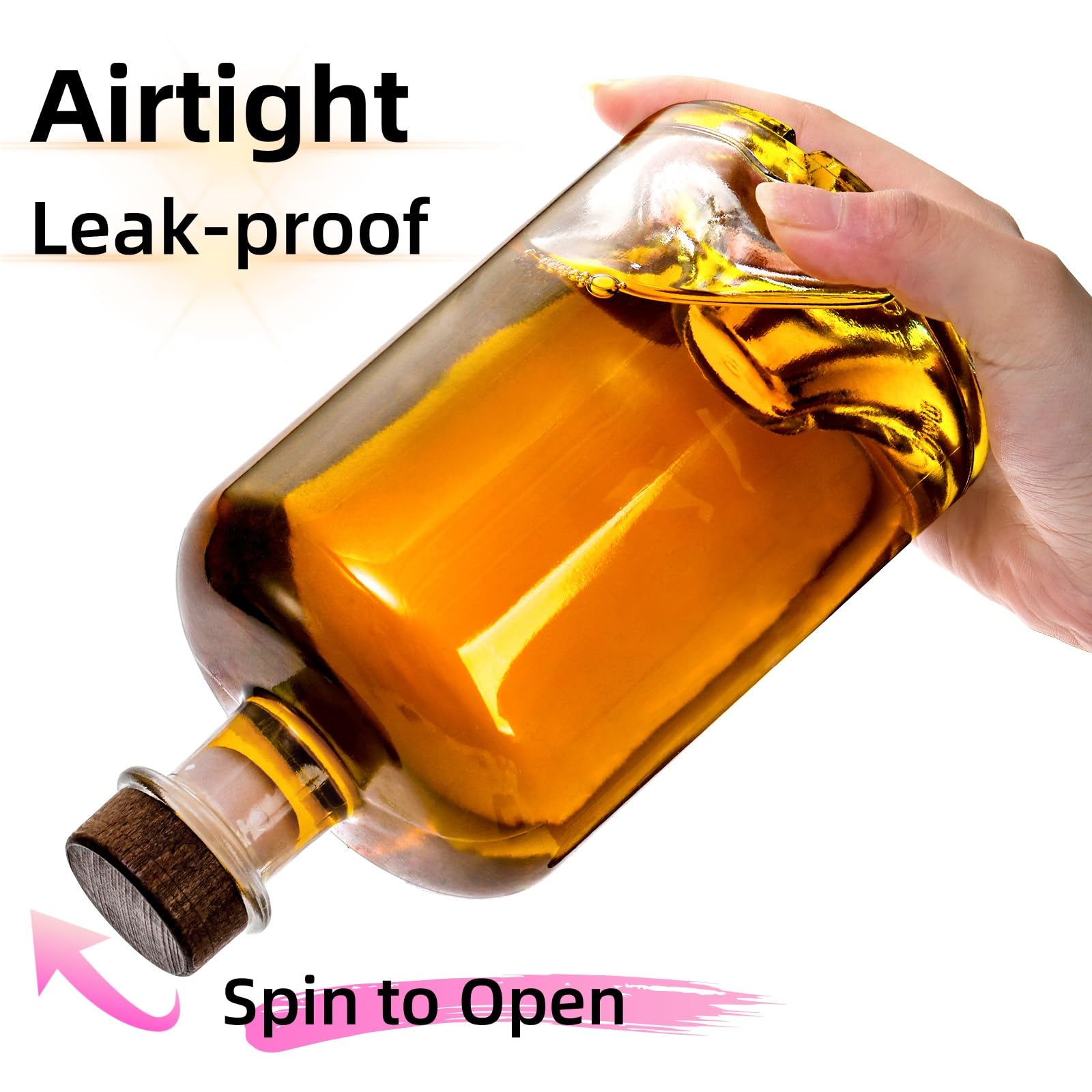 WRINGKIT dispensador de bebidas de vidrio para cócteles y mezclas
