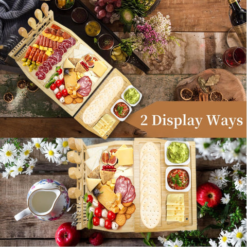 WRINGKIT plato amplio para quesos y carnes, ideal para reuniones.