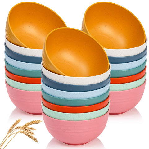 WRINGKIT tazones cereal multicolor: juego completo para desayunos y meriendas coloridas.