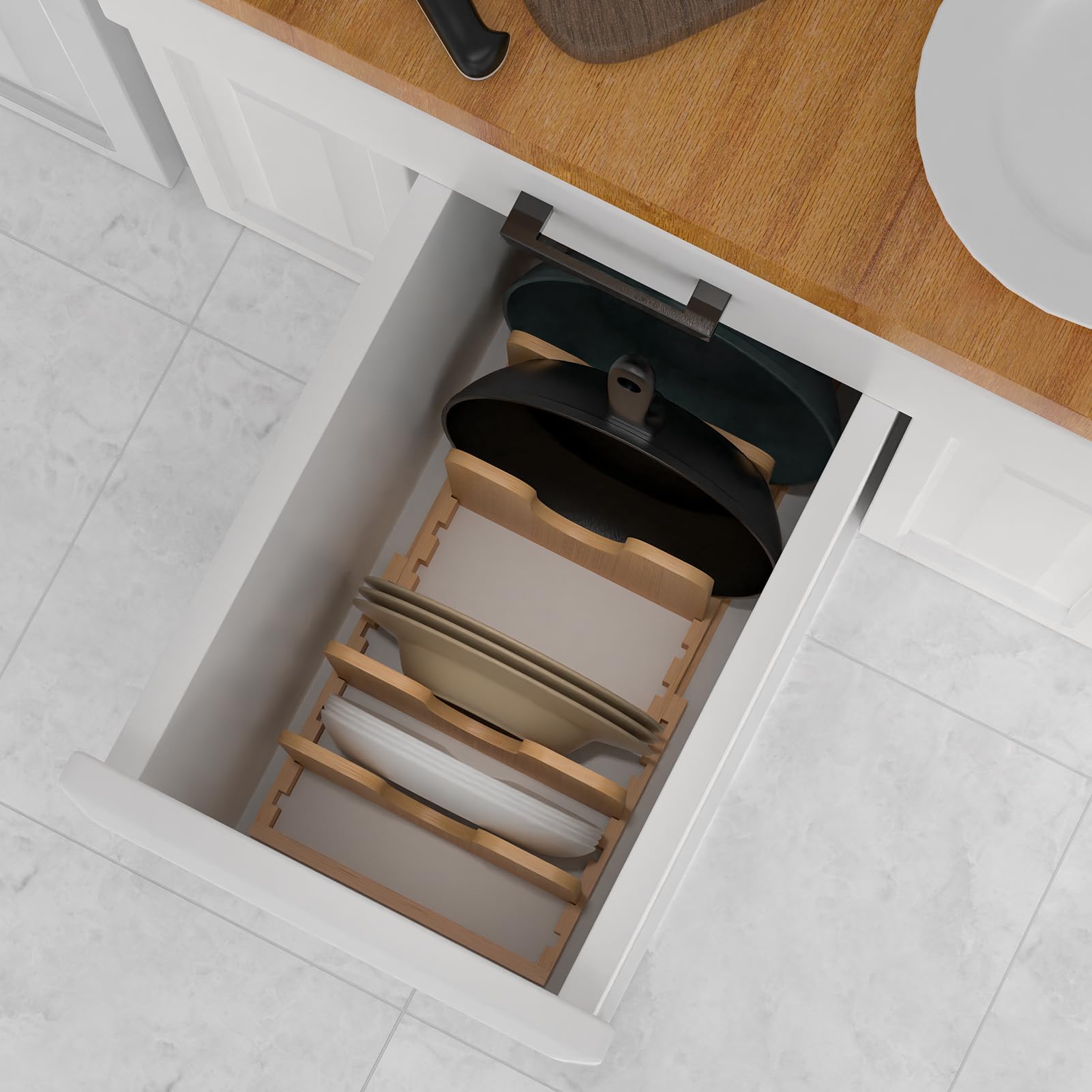 WRONWA diseño extendible para cocinas con poco espacio