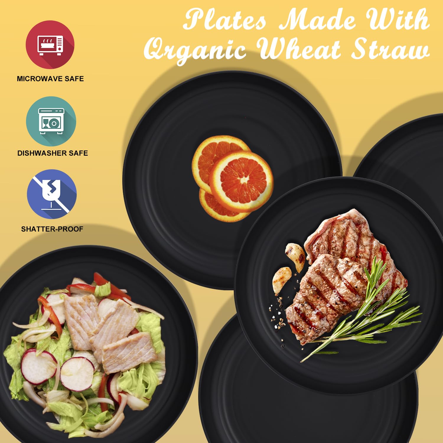 Platos Wrova ligeros y compactos, ideales para porciones pequeñas.