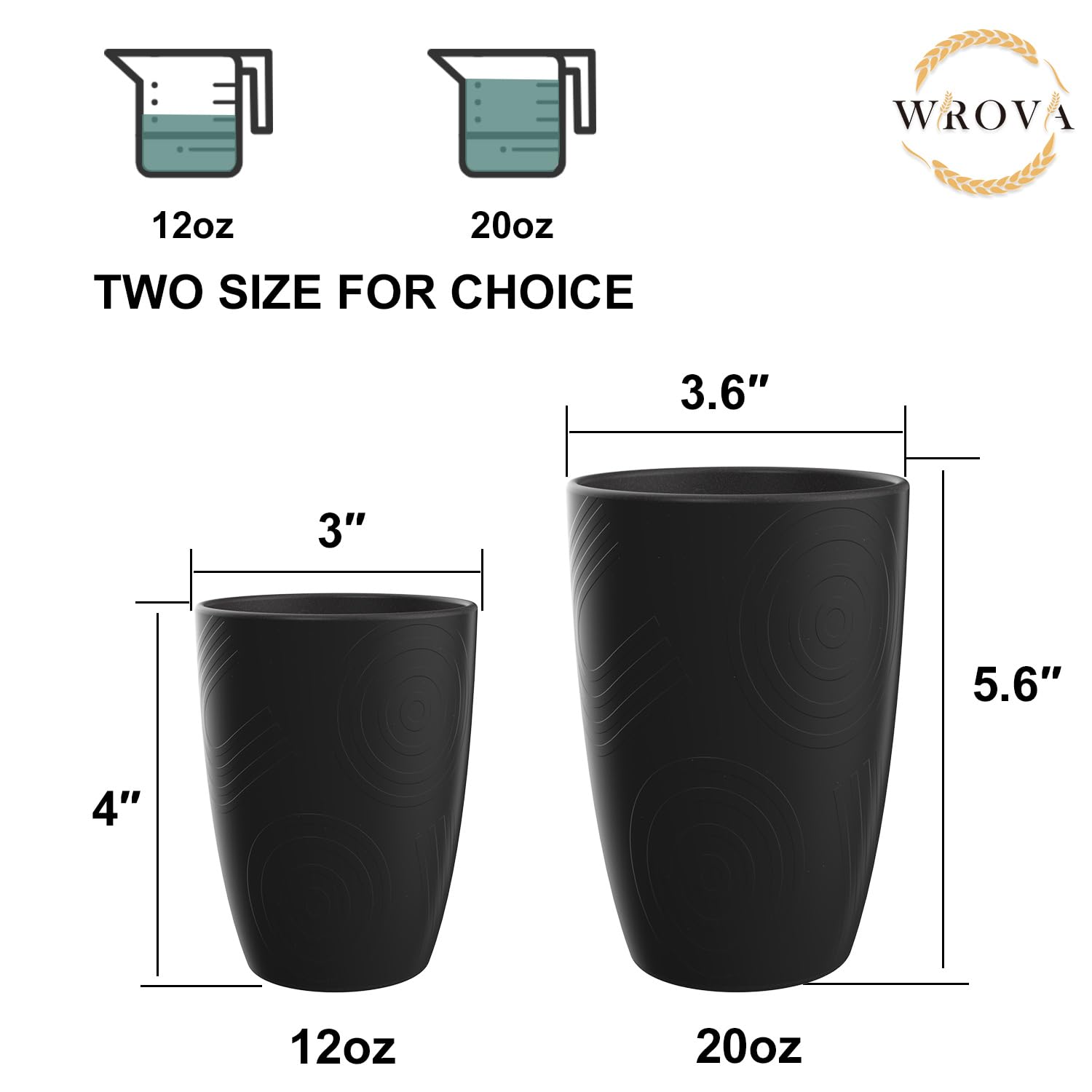 Tazas Wrova apiladas, ahorro de espacio en cocina